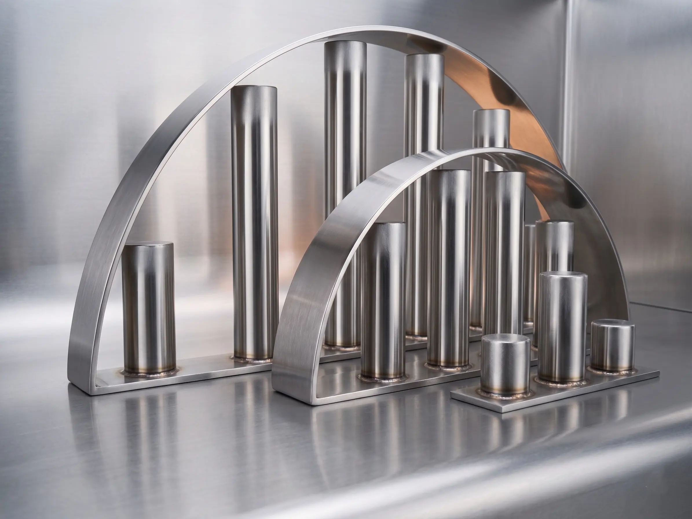 Stainless steel structure with satin 2B finish - 2