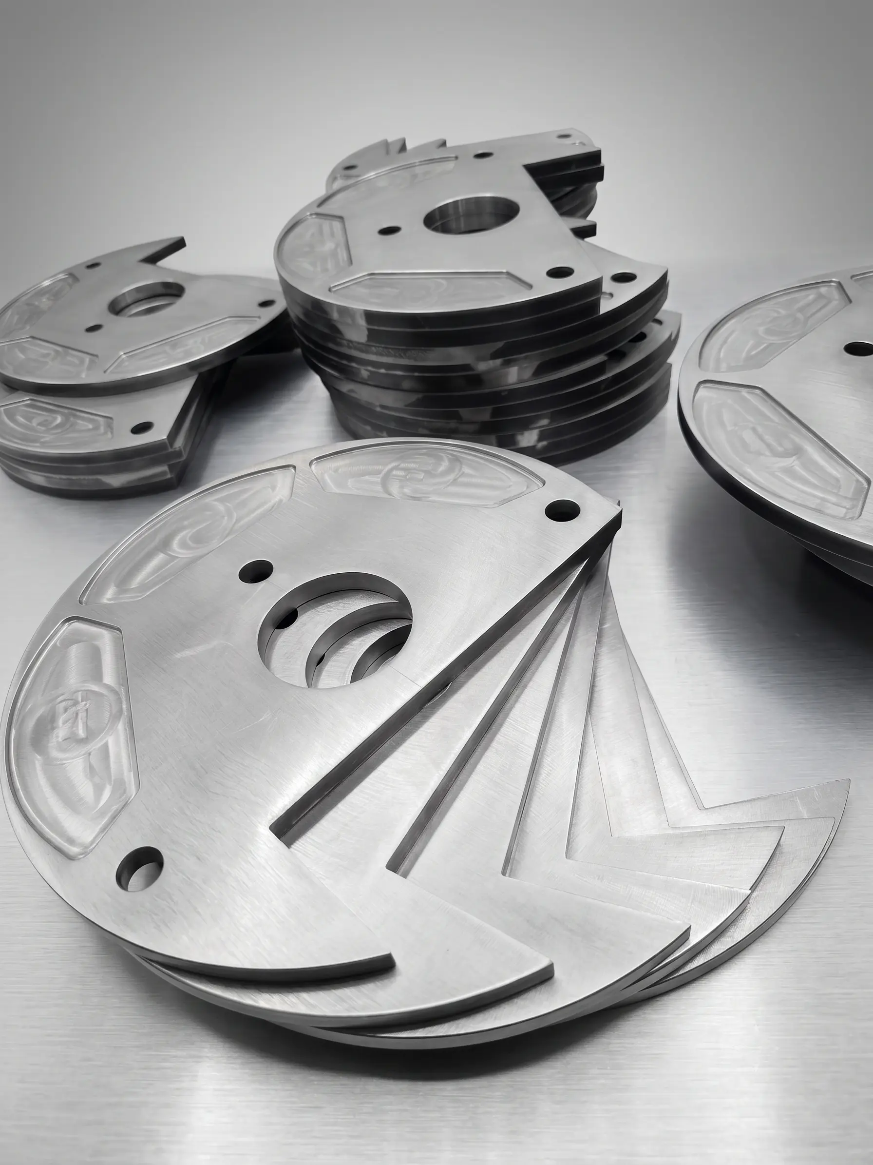 Semicircular sheet metal components with precision drilled holes