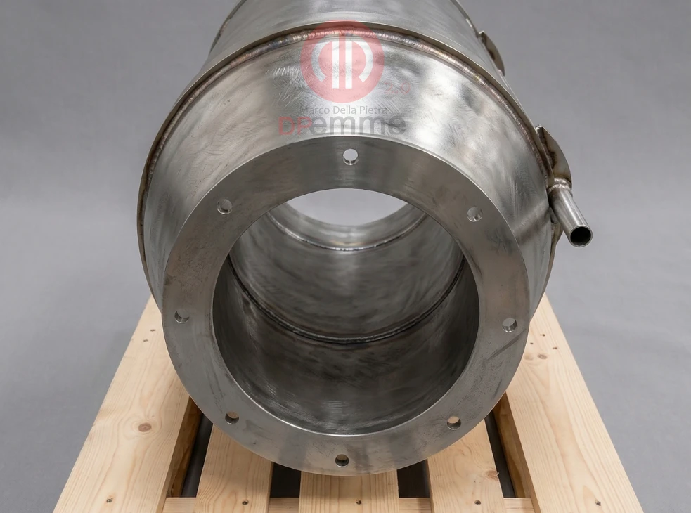 Construction of welded raw iron protective casing