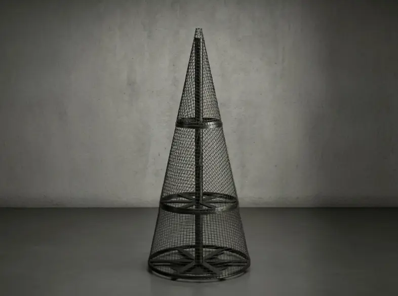 Custom worked artistic and decorative iron structure