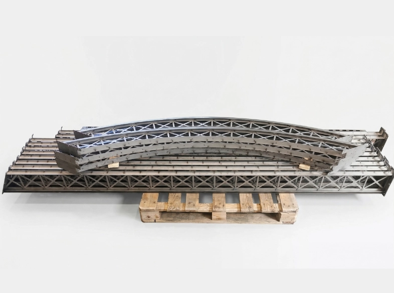 Assembly and laser welding of custom iron components
