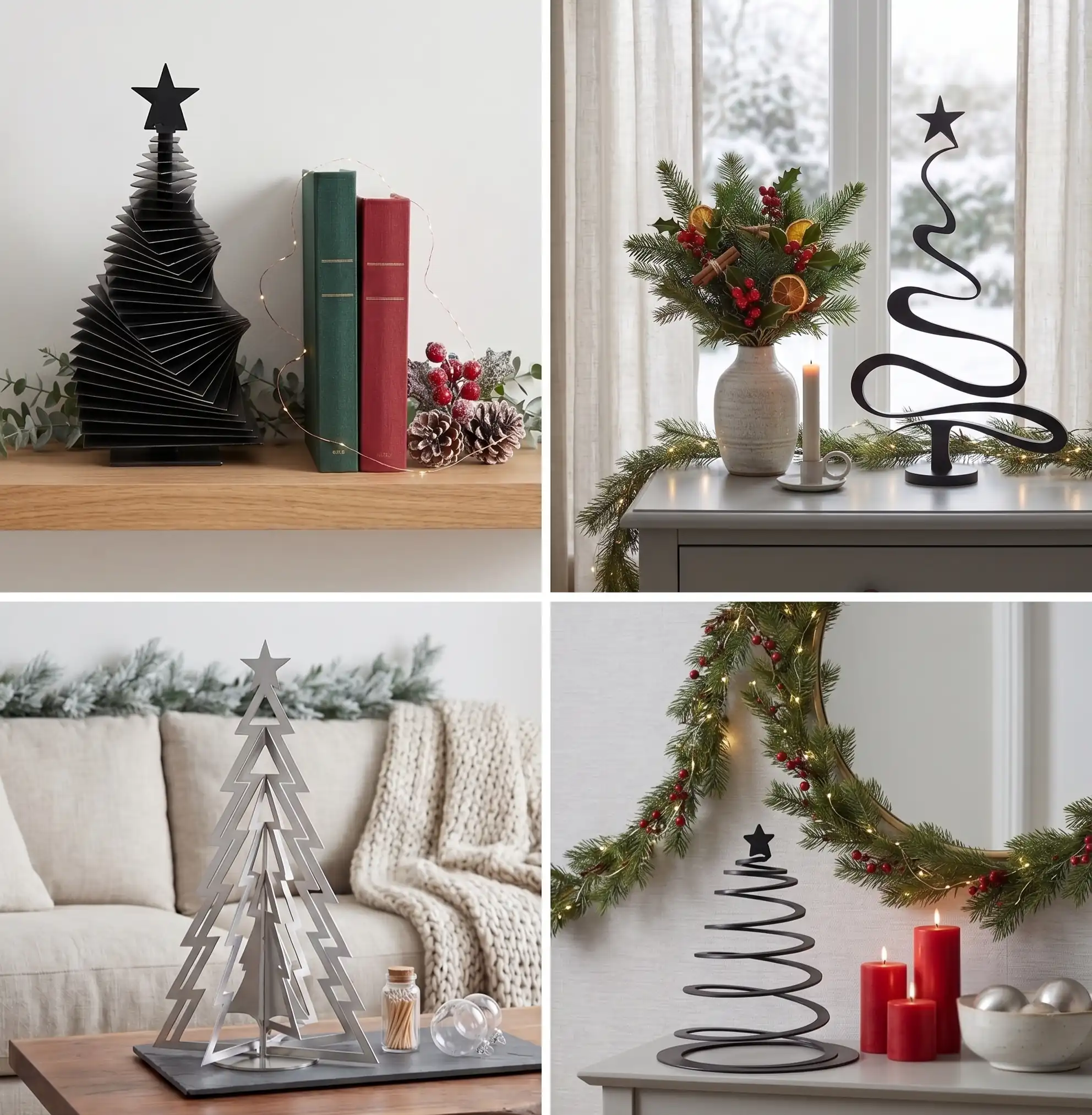 Alberi di Natale in metallo design moderno e minimalista su misura DPemme