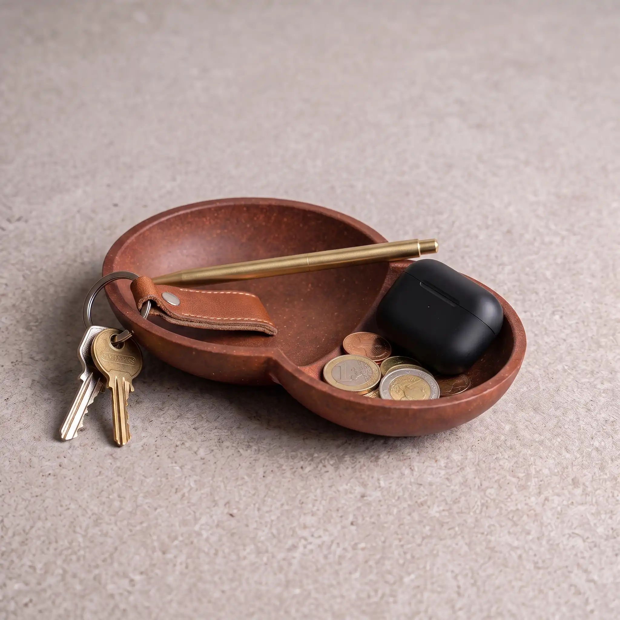 oTTo design catchall and ornament, crafted from reclaimed industrial steel with a Cor-Ten finish - 3