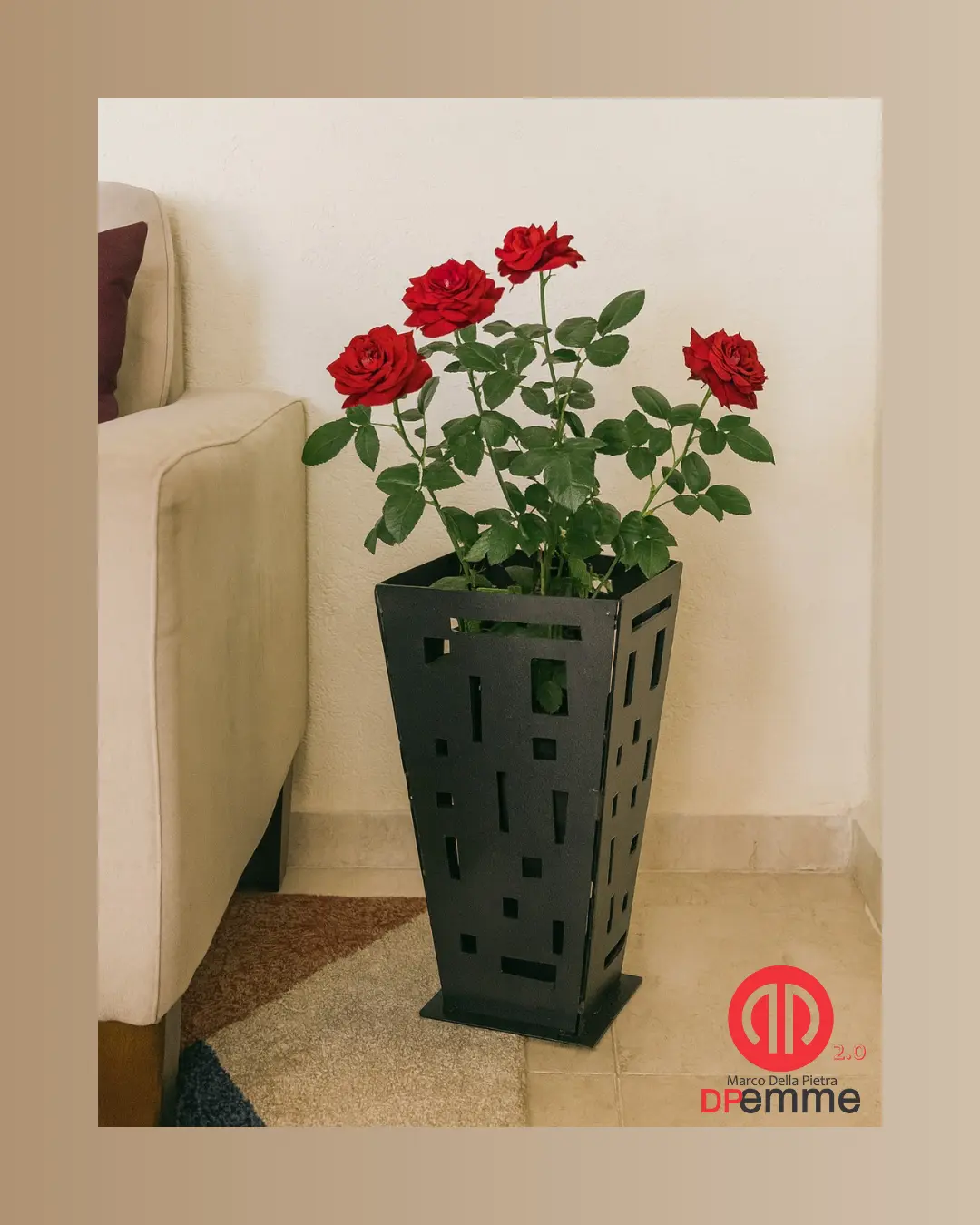 Lampada industrial in metallo design minimalista