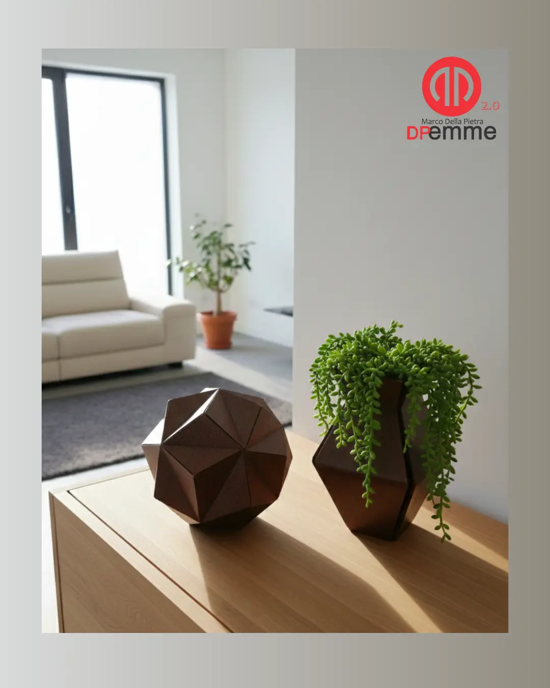 Lampada industrial in metallo design minimalista